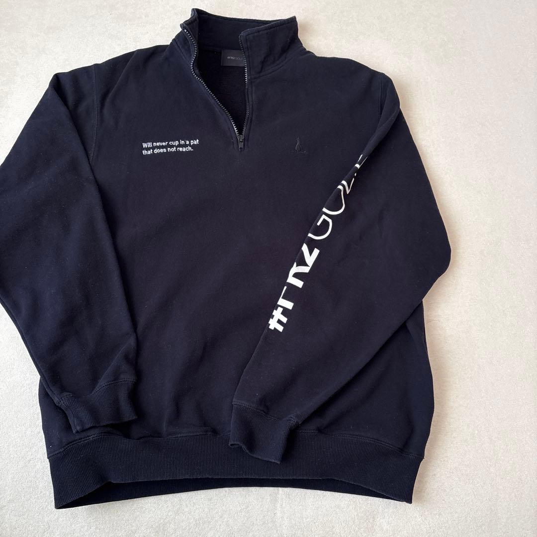 【THKKL】FR2 GOLF サークルロゴ　ハーフジップ スウェット