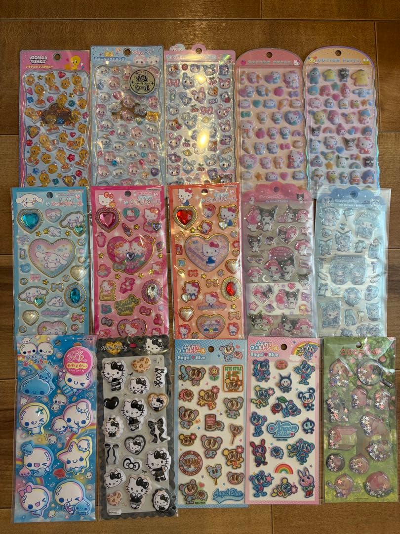 ボンボンドロップ　トゥイーティー　コットンパフィーサンリオ　15種類　まとめ売り