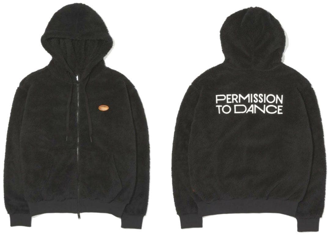 BTS PERMISSION TO DANCE ボア パーカー フーディー XL