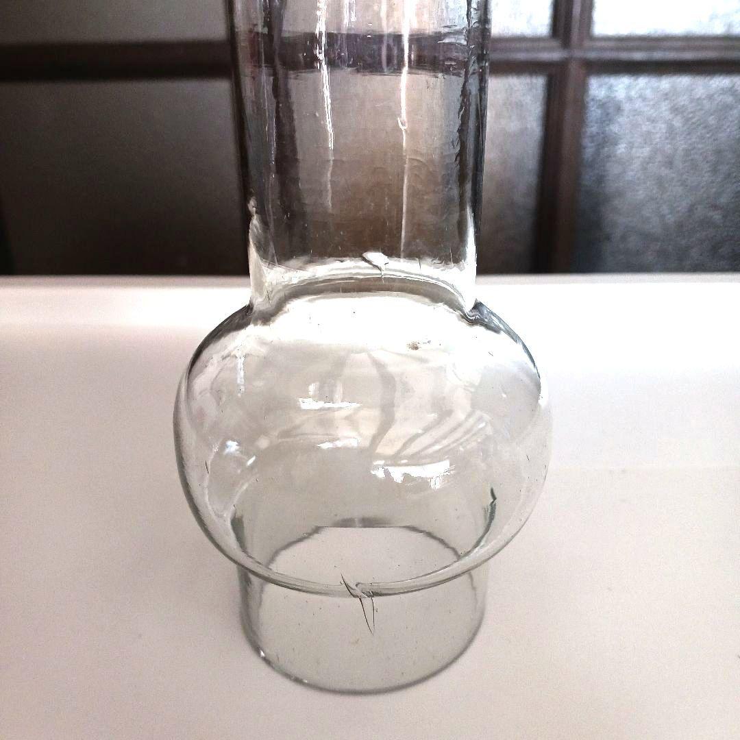 アンティーク吊りオイルランプ　　ターコイズブルー