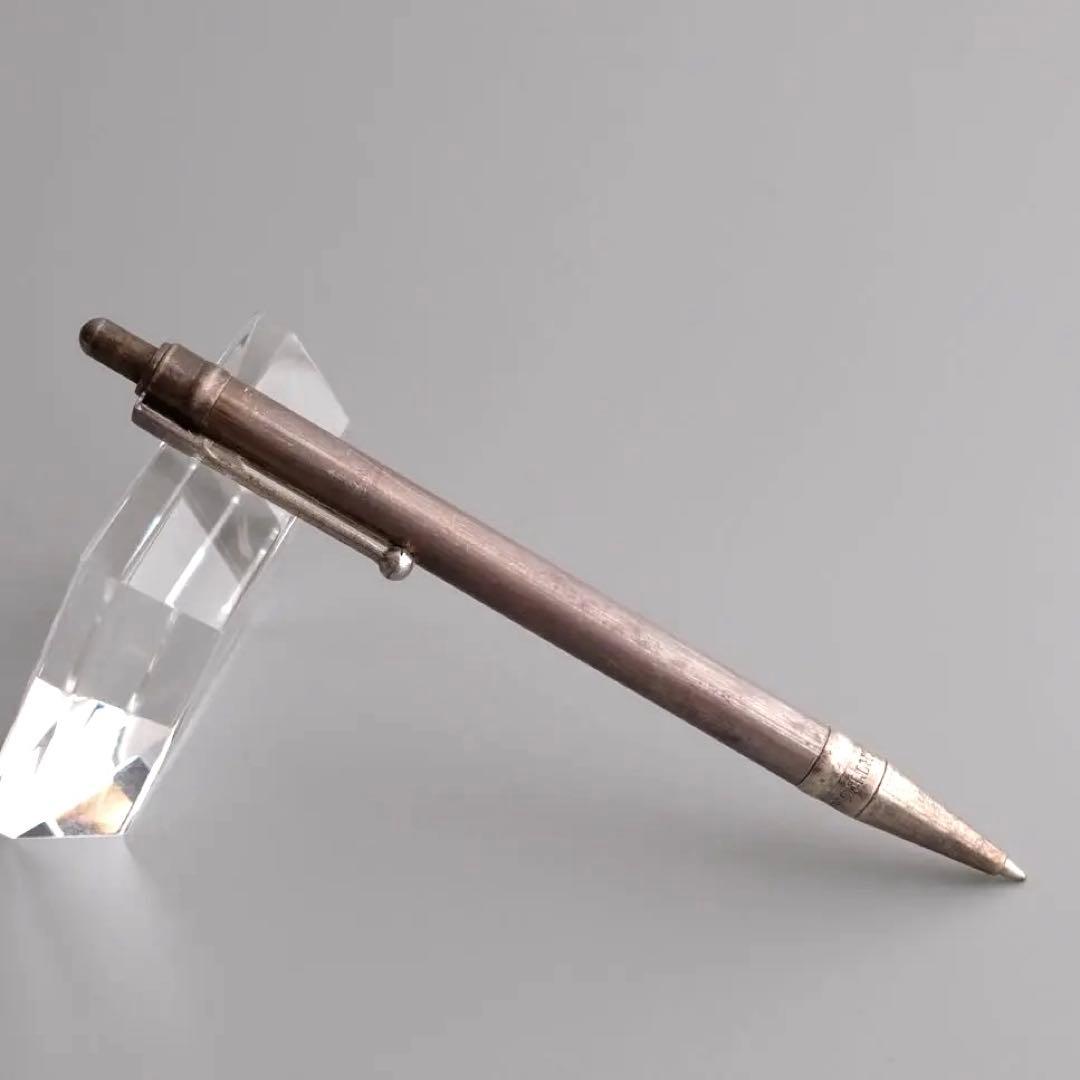 1970年 イタリア製925純銀製ノック式ボールペン、PERTEGAZ