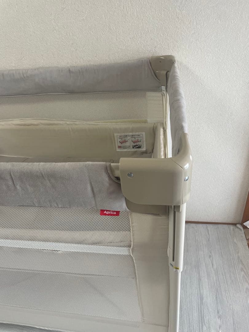 状態良好✨Aprica ココネルエアープラス AB ホワイトグレー　 収納袋付属