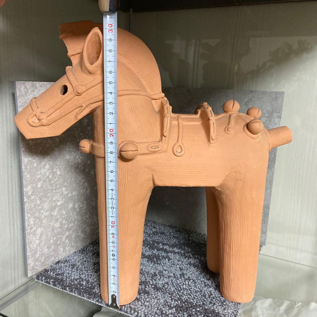 備前焼　馬　午　埴輪　干支　大　30センチ　縁起物　インテリア