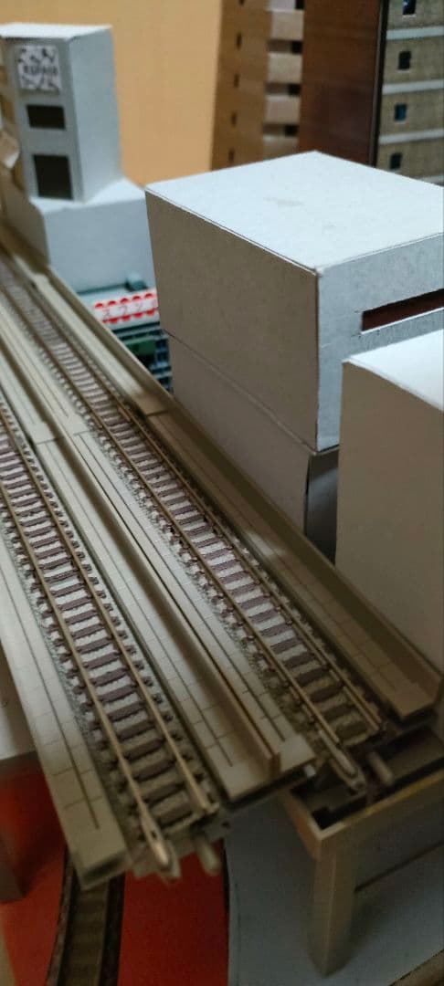 Nゲージ ジオラマ　製作途中