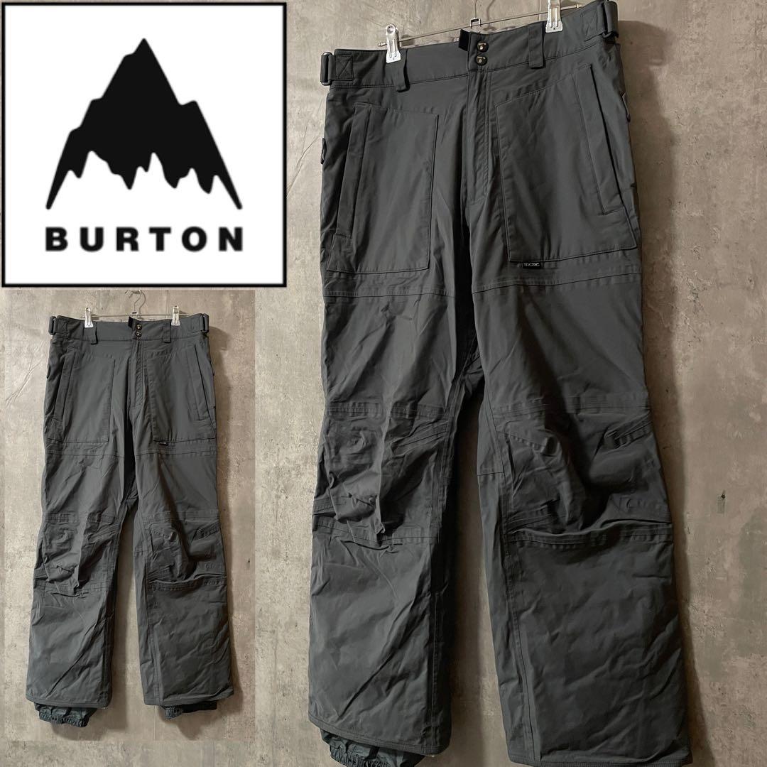 burtonバートンスキーパンツスノーボードウェアズボン下灰色グレーtactic