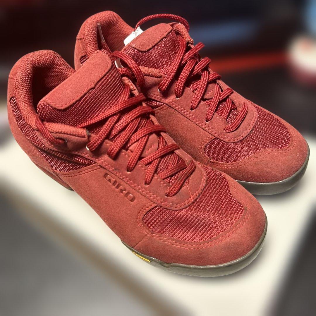 GIRO ビンディングシューズSpd ペダル金具付きサイズ25cm