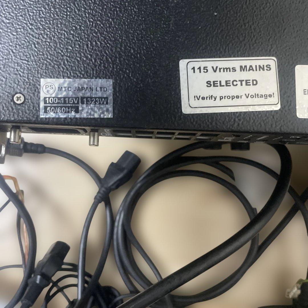 パワーアンプ M50Q Powersoft 電源入らない動作未確認ためジャンク品