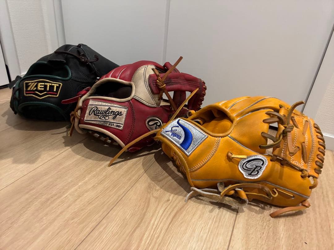 野球グローブ ３個セット売り