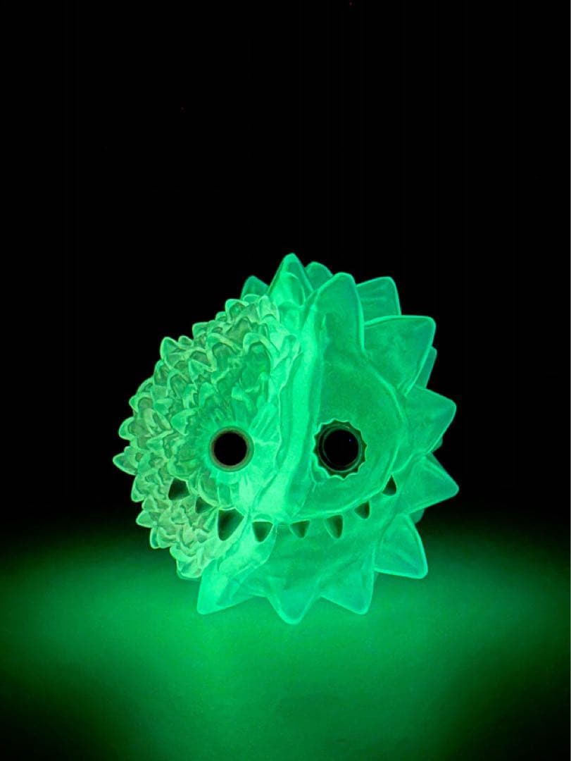 こ*ら様 INSTINCTOY HALF ICE FLUFFY ソフビ 蓄光