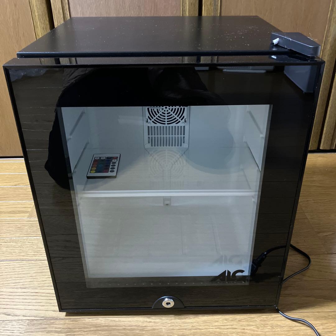 【未使用品】【リモコン付】LED内蔵ミニゲーミング冷蔵庫ALG-GMMFL30L