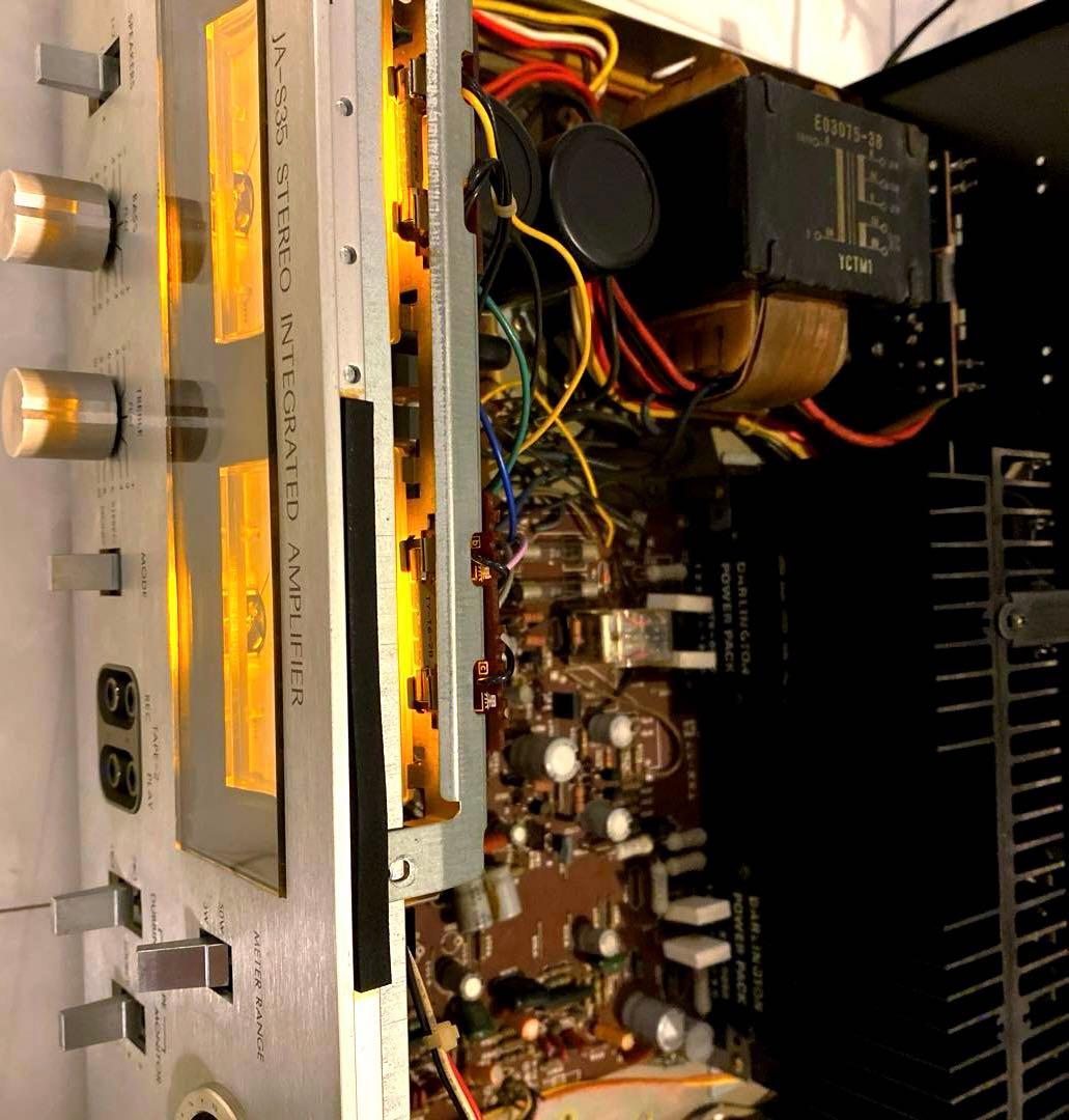 Victor プリメインアンプJA-S35 ビクター パワーメーターLED