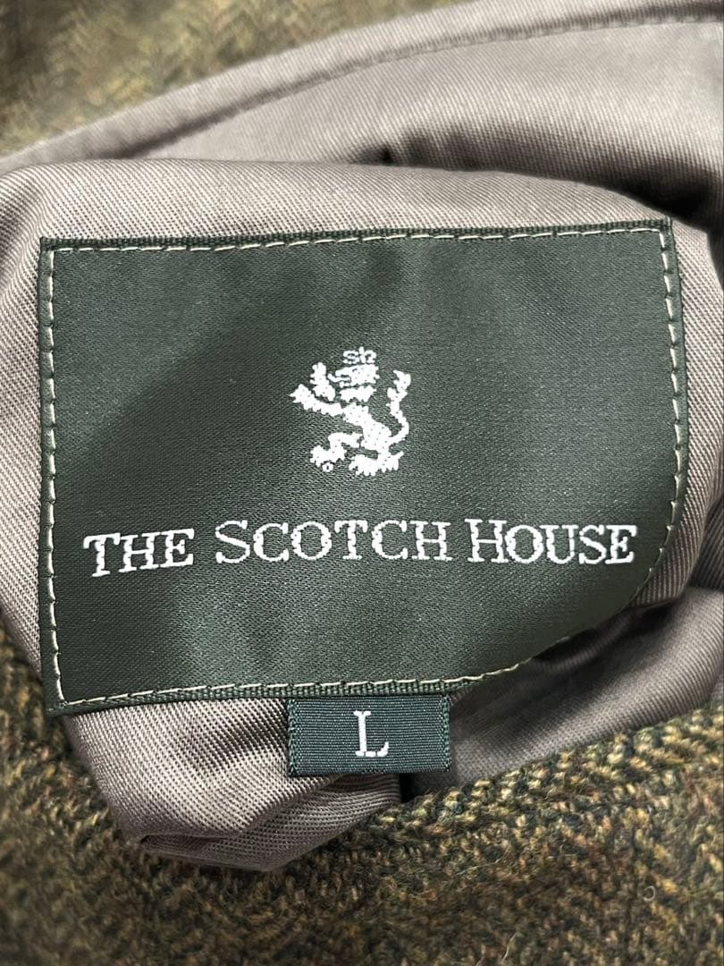 ★新品★THE SCOTCH HOUSE リバーシブル中綿ベスト メンズ L
