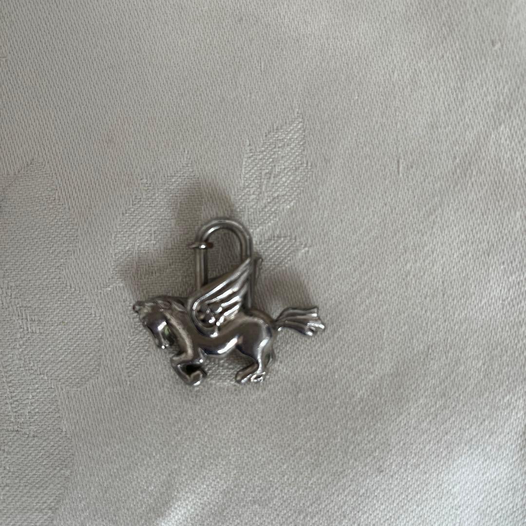 エルメス　チャーム　カデナ　ペガサス シルバー