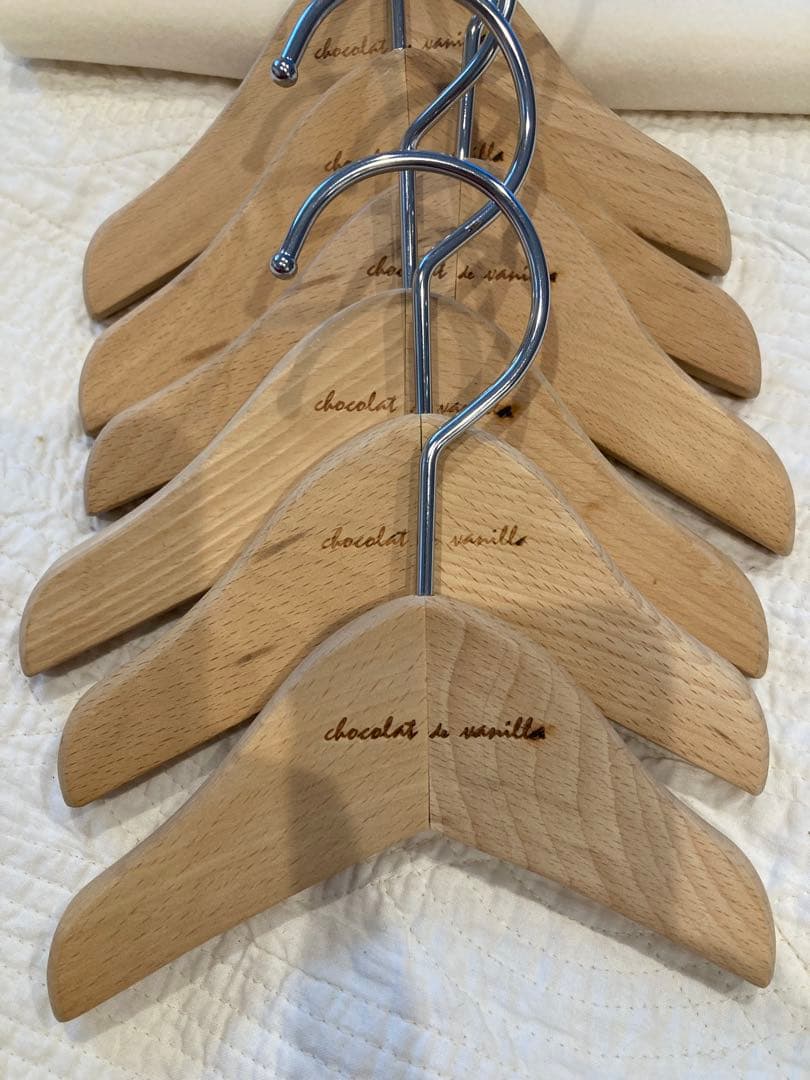 レア アトリエジジ ハンガー ６本 chocolat de vanilla