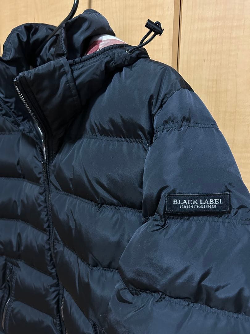 ブラックレーベルクレストブリッジ 店舗限定 CBチェック ダウンジャケット 美品