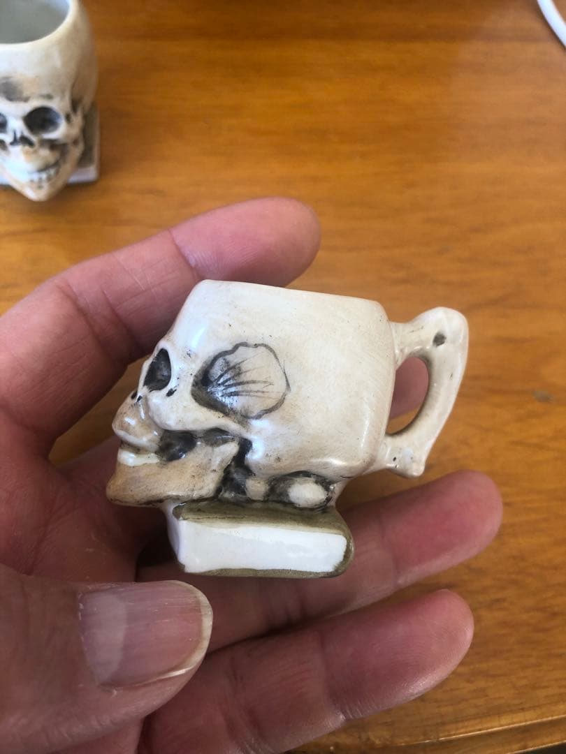 ビンテージ スカル　髑髏　骸骨　ネイバーフッド　アンティーク　レトロ