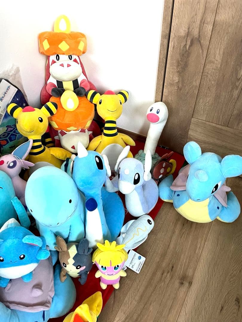 ポケモン　ぬいぐるみ　まとめ売り39個　ポケモン30体以上　バック2個