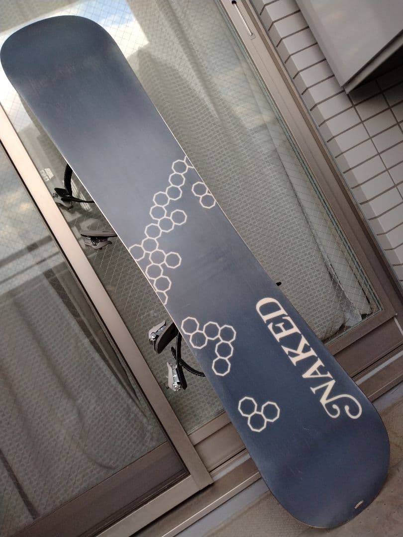 NAKED スノーボード　ビンディング　ホワイト ピンク