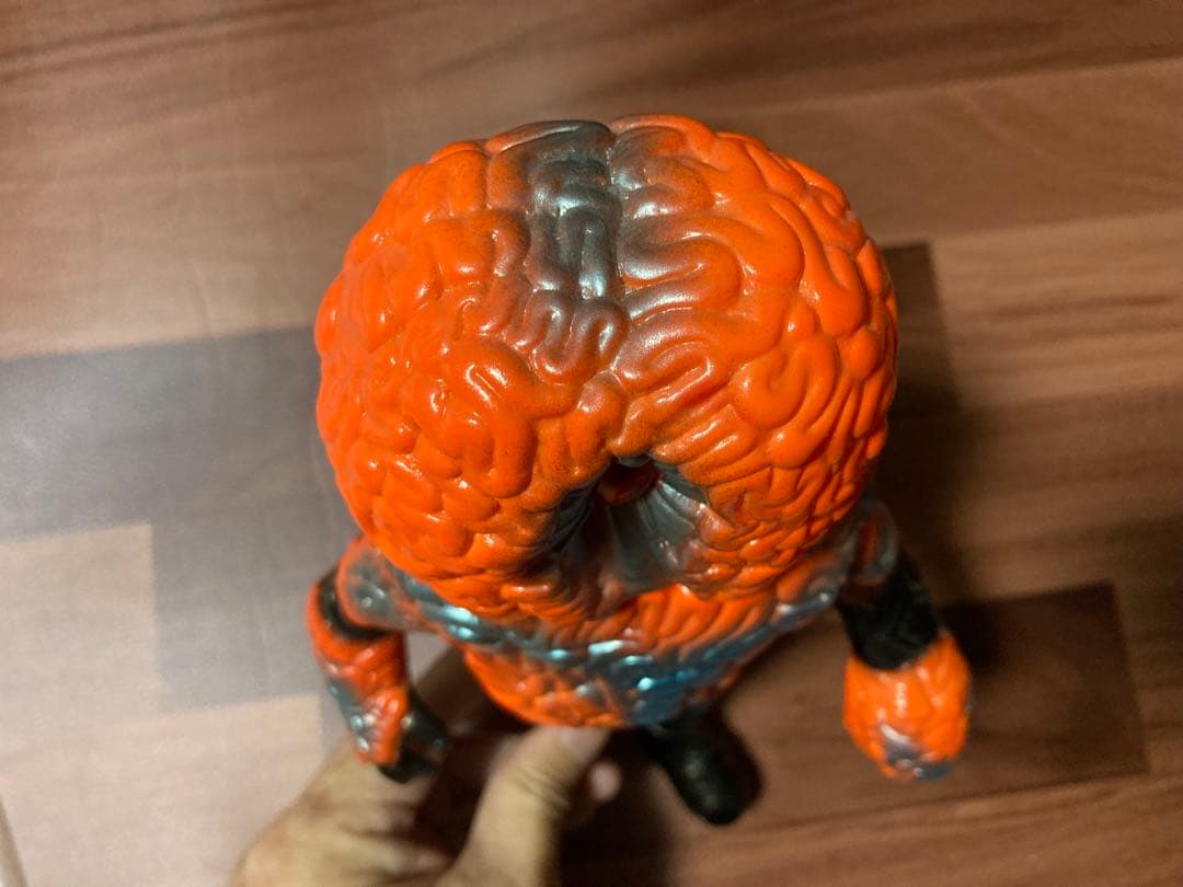 超人怪人工房　ノウゲルゲ　オレンジ色　ソフビ　バロムワン