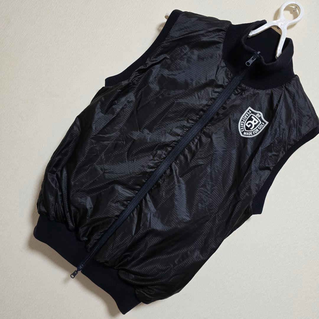 く*マ様 PEARLY GATES　リバーシブルジップアップベスト【サイズ５】