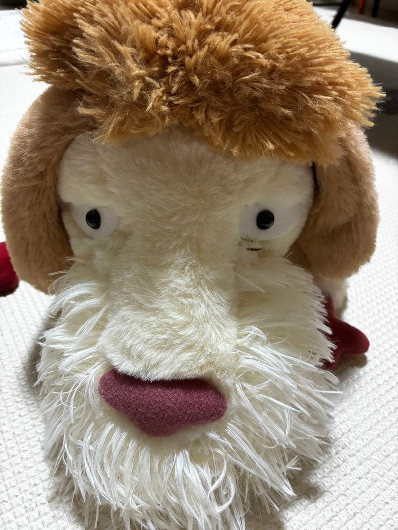 【中古】ジブリパーク　ヒン　特大ぬいぐるみ