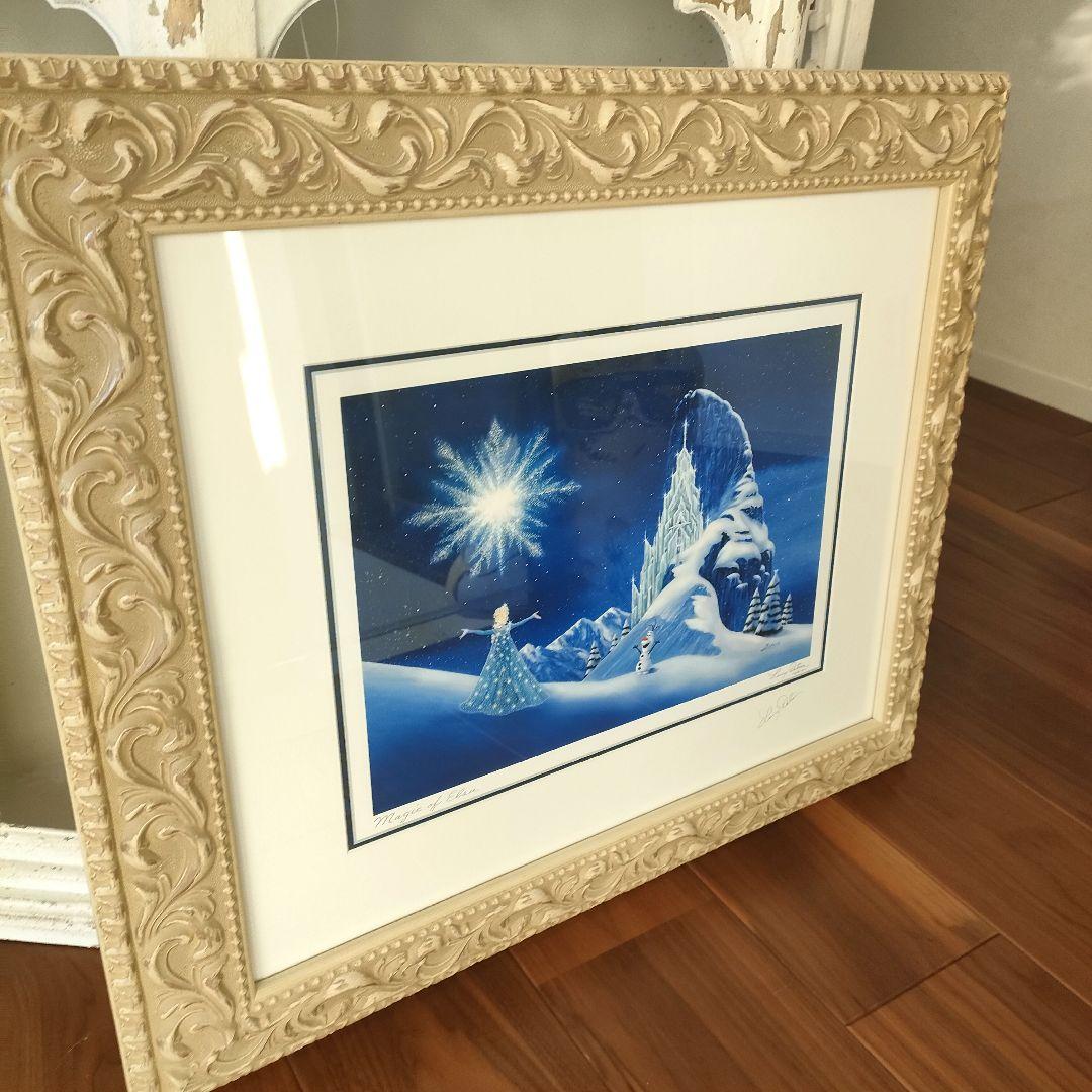 【限定品】アナと雪の女王 サイン入りアート Magic of Elsa