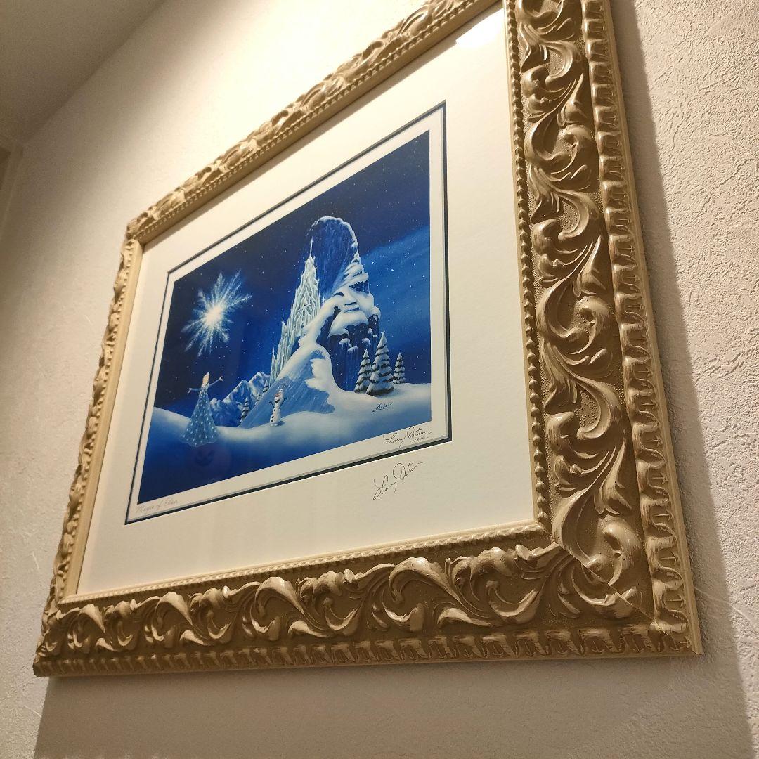 【限定品】アナと雪の女王 サイン入りアート Magic of Elsa