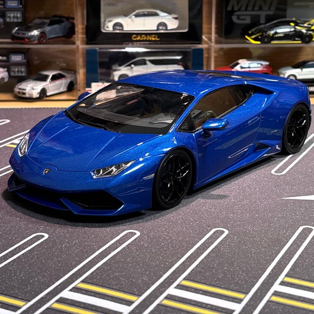 京商 1/18 ランボルギーニ ウラカン LP610-4 ブルーメタリック