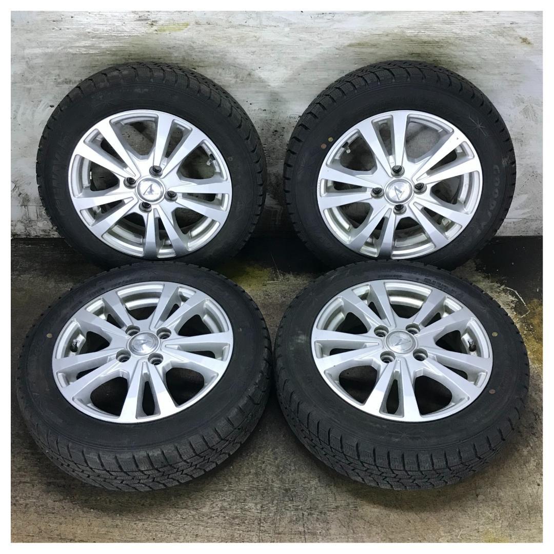 専用271 GOODYEAR 155/65R14 8分目 スタッドレス