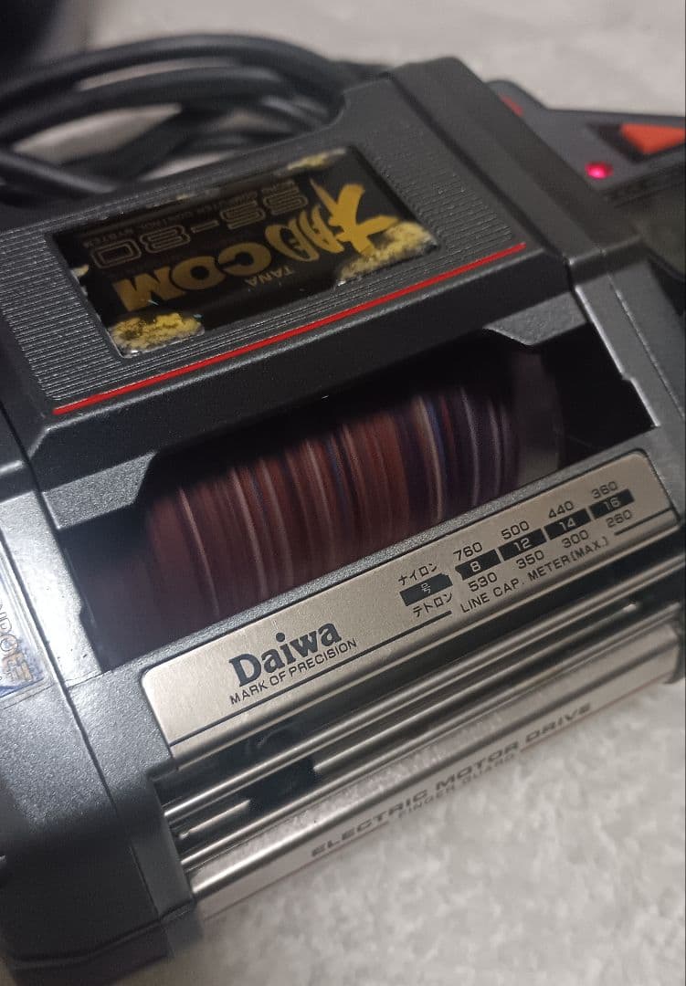 ダイワ棚センサーSS-80電動リール！箱、リール袋電源コード付