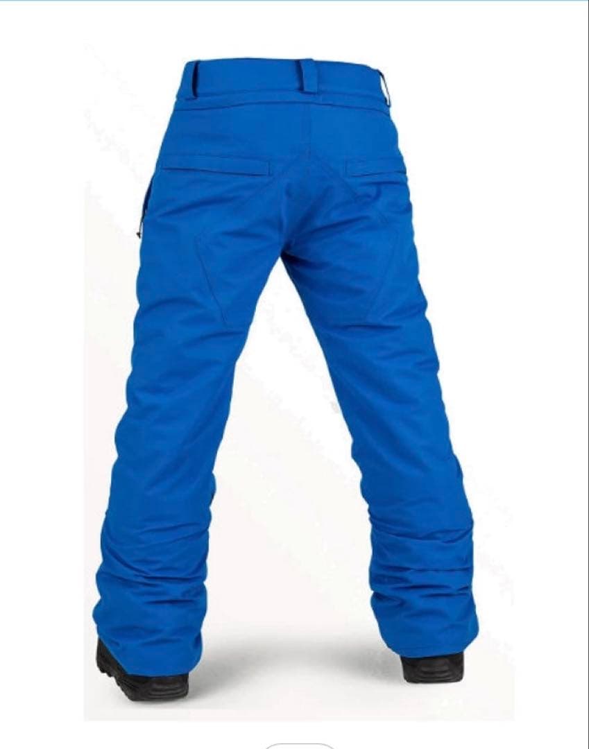 VOLCOM スノーボード　スキー　ウェアセット 黒/青　クリーニング済み