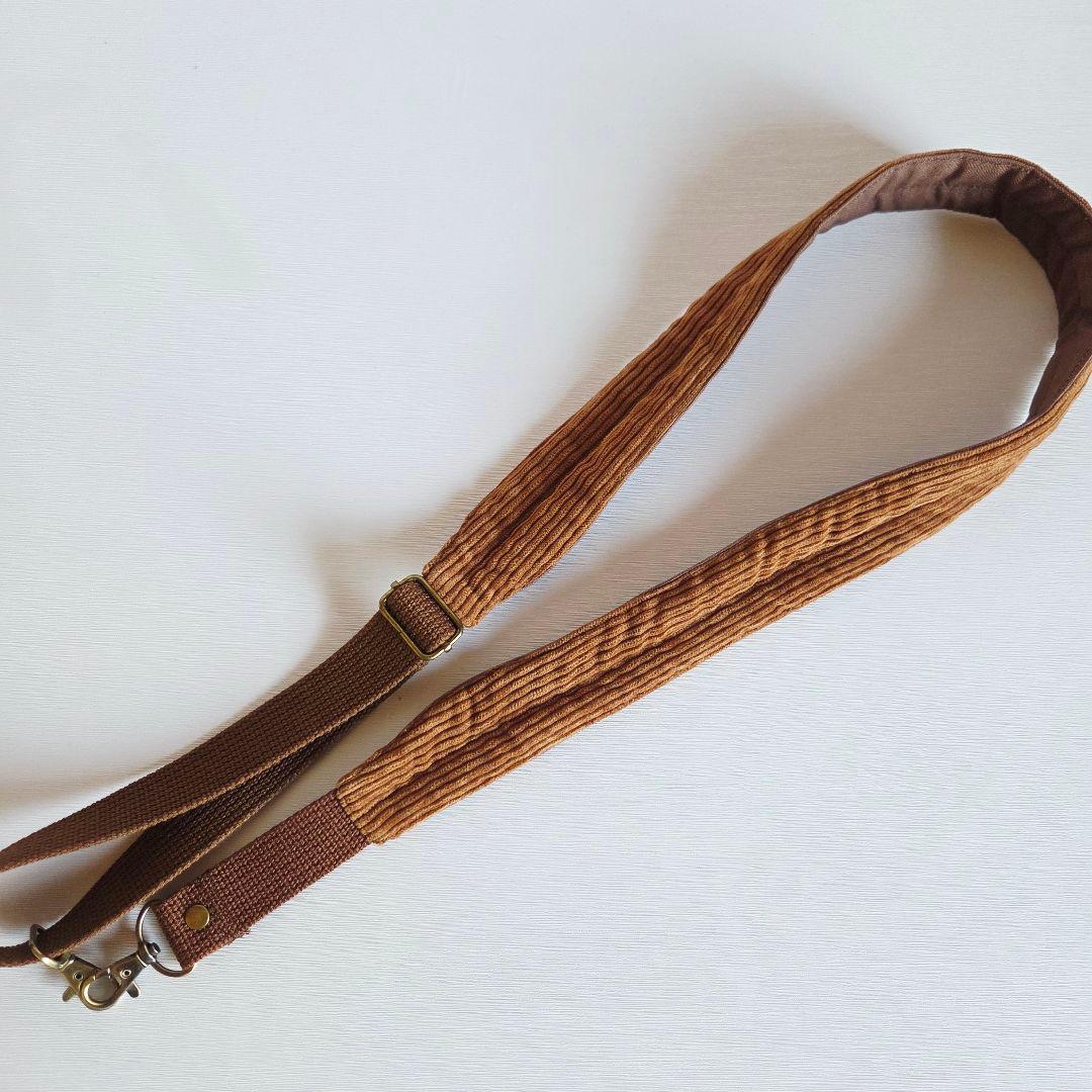 ミーコ&ターボ様　蓋付きショルダーバッグ　コーディロイ×リバティ　ハンドメイド