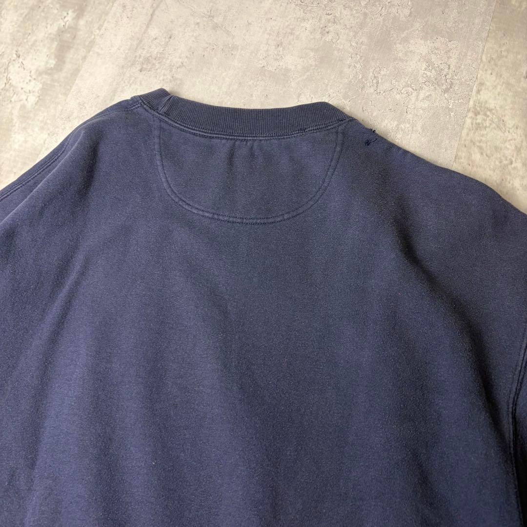 90s USA製 OLD GAP 無地 ブランク スウェット XL ネイビー 紺