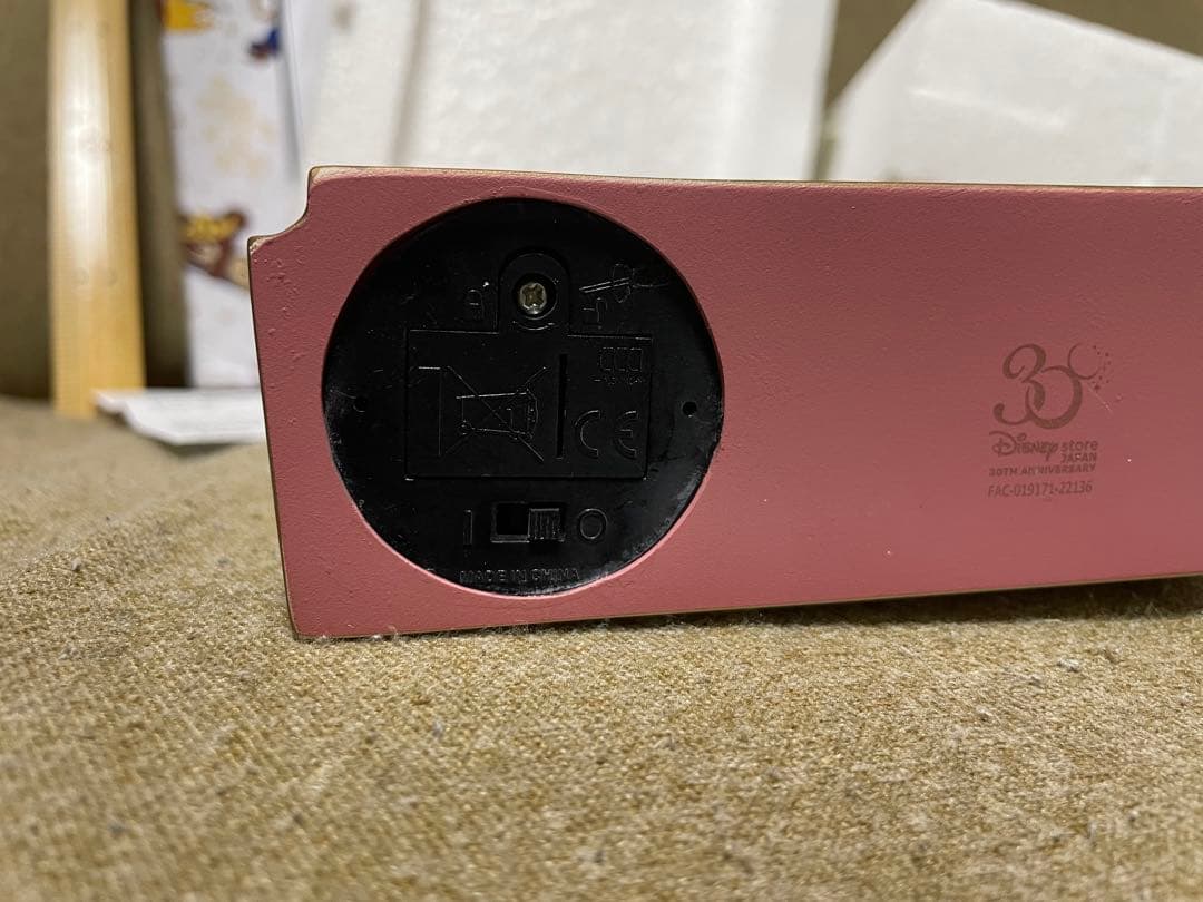 ディズニーストア　ピーターパン 30周年　タンス型小物入れ　ライト付き