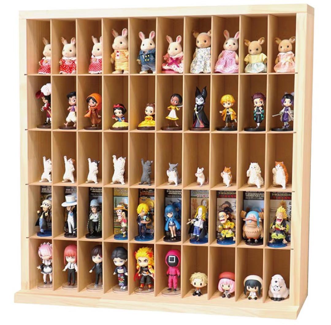 もりもり工房 コレクションケース 5×10マス / 最大50個収納