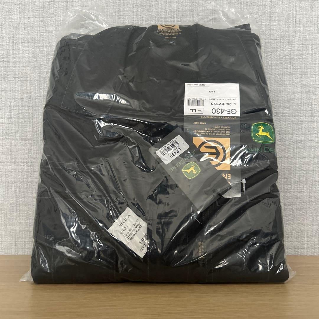 ジョンディア　つなぎ　LL ブラック