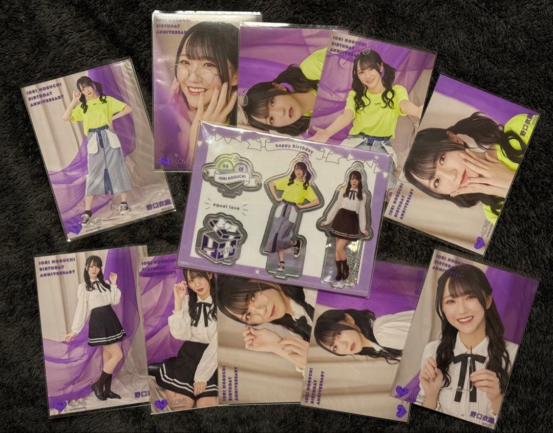 野口衣織 生誕 グッズ 生写真 アクリルスタンド