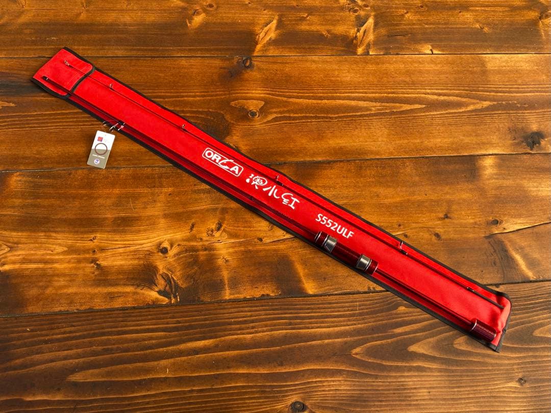 アジングロッド　s552ULF 165cm ライトゲームロッド　　レッド