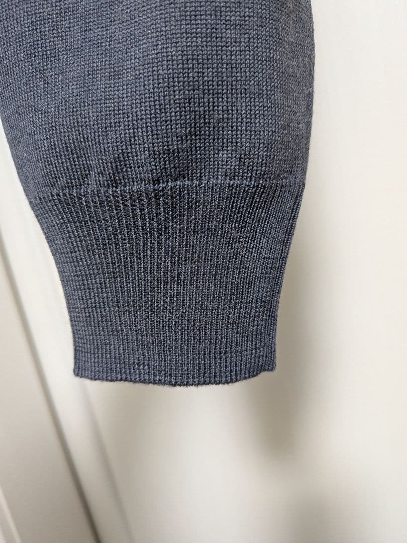 【新品約9万円】Cruciani クルチアーニ★グレー★クルーネックニット 46