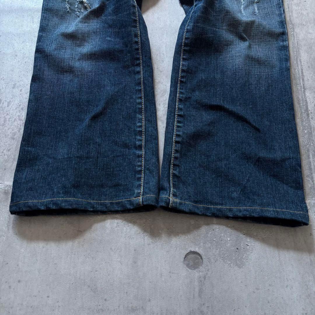 パンツ 00s BURBERRY BLACK LABEL flare jeans y2k