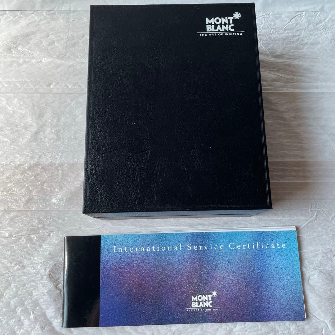 【未使用】モンブラン マイスターシュテュック インク付　保証書あり