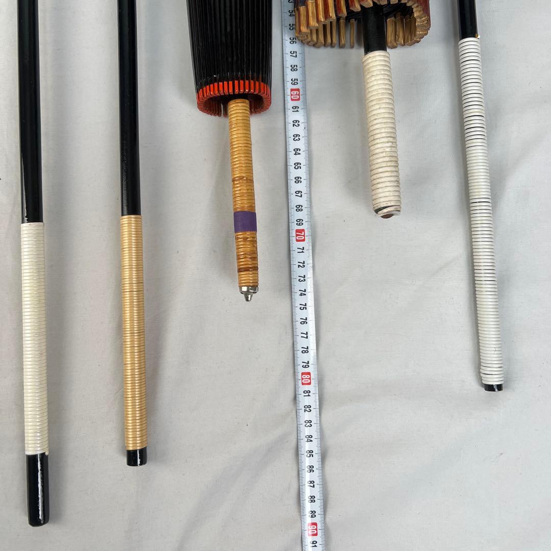 PB248 番傘　破れていない物5本まとめて　4本箱入り