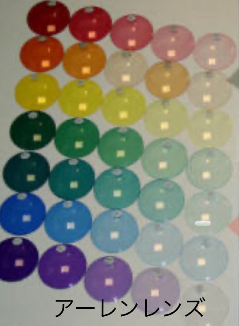 アーレンレンズ 1組 未使用 未加工 紫 パープル 特注 度なしレンズ　光過敏