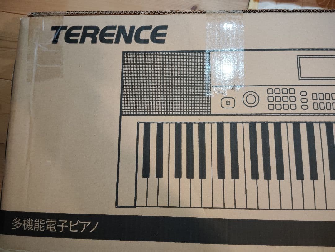 電子ピアノ 61鍵盤 237音色 キーボード 25デモ曲内蔵 卓上ピアノ　黒