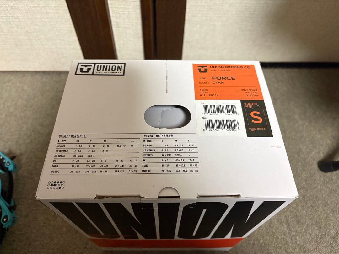 UNION FORCE Sサイズ CYAN（23-24）