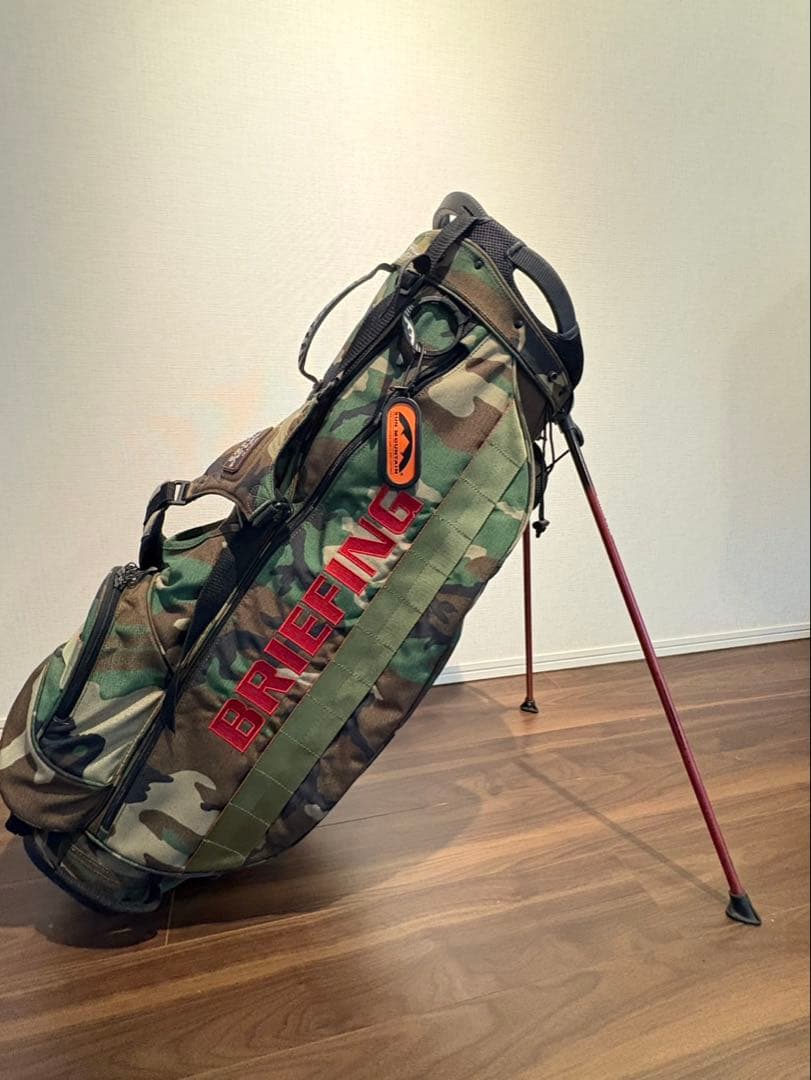 BRIEFING ✖️ビームスコラボ迷彩 キャディバッグ【限定】