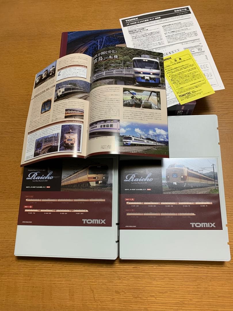 TOMIX 92979 JR485系特急電車「さよなら雷鳥」限定品【新品】