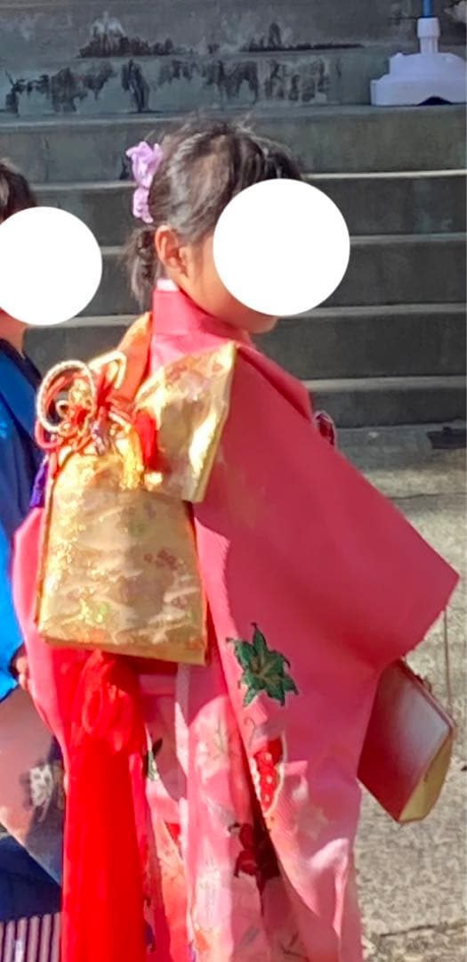 7歳　女の子　七五三　着物　振袖
