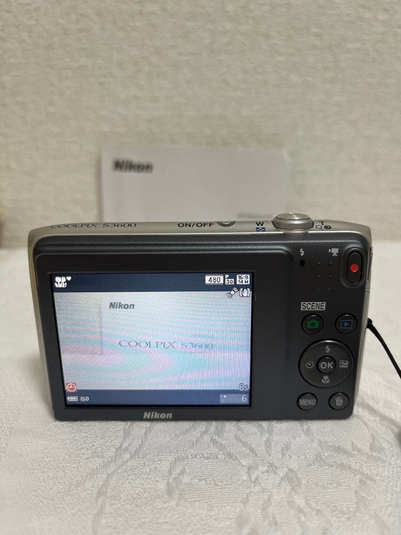 Nikon COOLPIX S3600ニコンデジタルカメラ