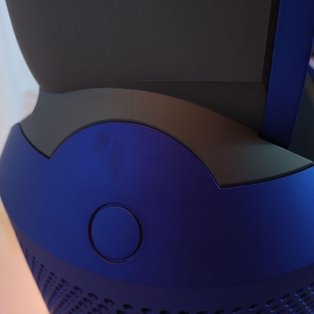 HP01空気清浄機能付きファンヒーター　hot+cool 青色 リモコン付き